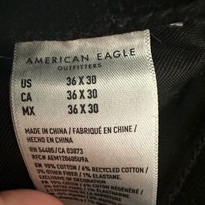 Men’s black jeans